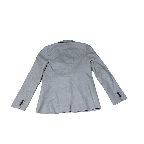 J. Crew womens Parke blazer size 4 oatmeal beige preppy career coastal Linen - Picture 7 of 9